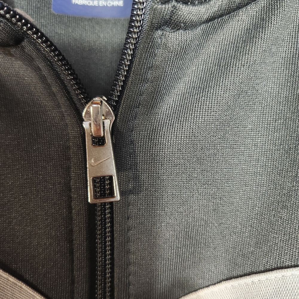 Nike Striker Chevron Track Jacket Mens L Grey Raglan 532919 060 Polyester Zip - Picture 7 of 14